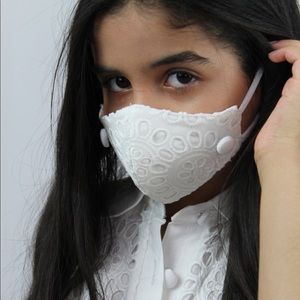 Eyelet cotton mask
